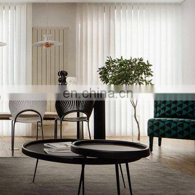 Motorized Vertical Hanas Curtains Fabric Blinds Vertical Sheer Blind shades