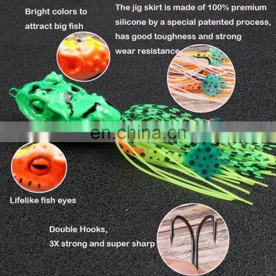 JOHNCOO 110mm 11g Hard Plastic Hard Body Bait Freshwater Saltwater Frog Lure Fishing Lures photo-5