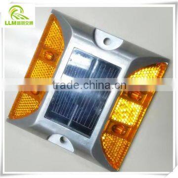 Best Price 105mm Square Aluminum High Brightness LED Solar Cat Eye Road Reflector photo-5