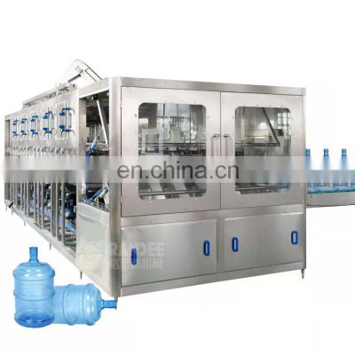 Automatic 5 gallon mineral bottled water filling machine and packing line