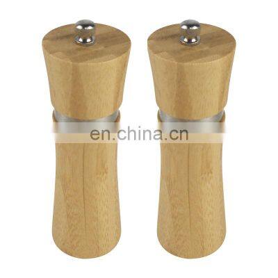 Wooden Salt and Pepper Grinder Set Elegant Sea Salt Grinder and Pepper Mill Set for Seasoning Cooking Dining photo-3