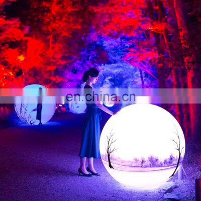 300mm dmx LED Ball Outdoor Solar Lights ball Garden Wedding LED Lights for Decoration Warm White LED Ball Home Decor Lights