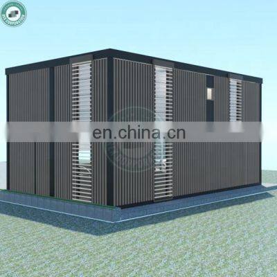 2 Storey 40ft Shipping Container Home With Garage Luxury Modular Shipping Container House 2 Bed Design photo-3