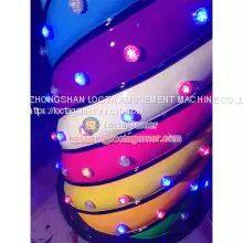 Zhongshan Tai Le Play Children's Indoor and Outdoor Small and Medium-sized Glass Steel Children's Rotating Flying Chair Colorful Flying Chair Waterproof Exemption Amusement Equipment Playground Must-have photo-2