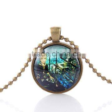 30mm Steampunk Necklace Retrospective Bronze Pendants Cheap Price photo-4