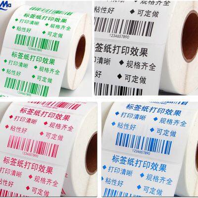 110*300mm Red Yellow blue Black Color Mix Wax Resin Barcode Print Ribbon