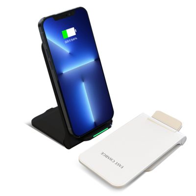 2 in 1 Wireless Charger for iphone Samsung etc. cellphone Fast Charging Phone Holder 15W Wireless Charger Stand