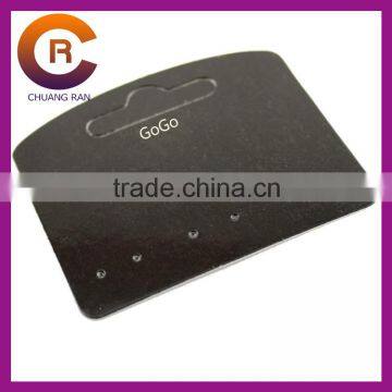 black jewelry hoder neckalce hanging display paper earring cards
