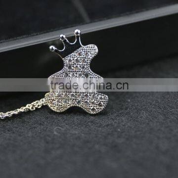 Trending Jewelry Accessories Finding Cute King Smurf Cartoon Pendant Necklace Children Gift Necklace photo-2