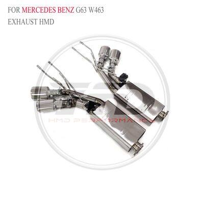 Titanium Exhaust Catback for Mercedes Benz AMG GT/AMG GT GTS GTC/GT63S X290/G63 W463/G63 G500 W464 Electronic Valve Whatsapp+86 18946955156