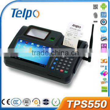 TPS550 wcdma/finger reader/card reader/ barcode reader 1D/2D gsm/wifi/wcdma android magnetic card reader