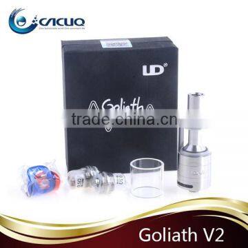 Goliath Rta With Glass Tube and Glass Drip Tip Heat Resistant Pyrex Tank Goliath v2 Tank Rebuildable Ceramic Rod Coil Atomize photo-2