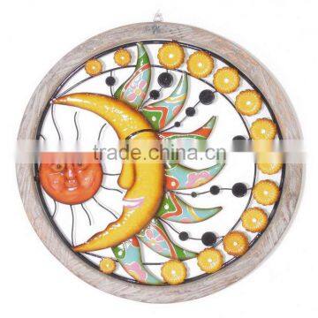 2015 Anxi Hot Sales Metal Wall Sun And Moon Decoration