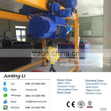 Competitive Price Customize MD Portable Wire Rope Electric Hoist