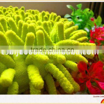 Factory Direct microfiber small chenille fabric for mat & rug & carpet