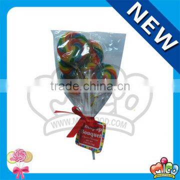 swirl lollipop candy bouquets
