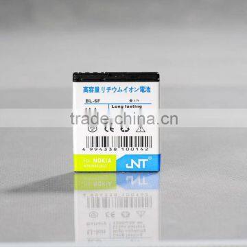 Li-ion Mobile Phone battery for Nokia BL-6F, New model in hot selling