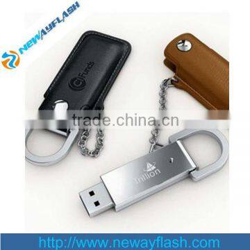 Christmas gift mini leather 32GB USB flash memory                        
                                                Quality Choice
