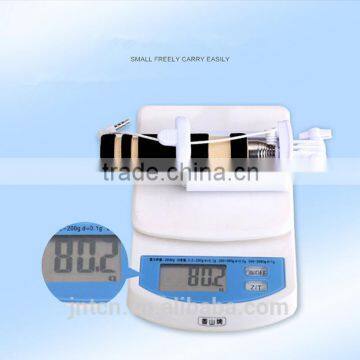 All-In-One Mini Foldable Smart Phones Monopod Tripod,wired Selfie Stick QC32 photo-4