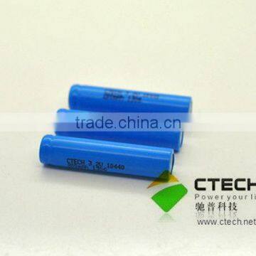 lifepo4 rechargeable battery 10440 3.2V 200MAH