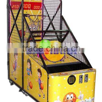 Yellow Basketball Game Machine