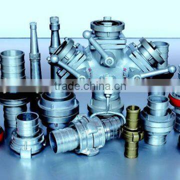 Firefighting equipment fittings and couplings with various kinds