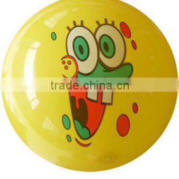 Face sticker ball in 8 inch cute kids play pvc ball with colorful decal balls with faces