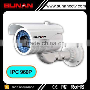 2.8-12mm manual varifocal lens 1.3mp 960p Waterproof network ip camera, ip network camera