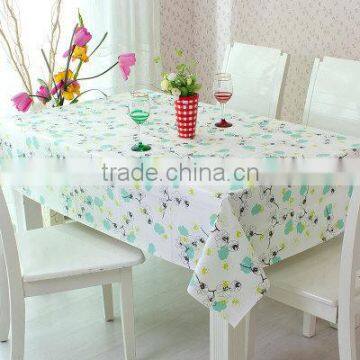 pvc table cloth with fannel