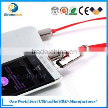 Hot product Remax 2 in 1 usb charging cable for both iphone/Micro