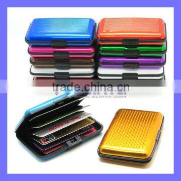 Max 12pcs Business Cards ID Cards Holder Aluminum Alloy Water Resistant Card Guard