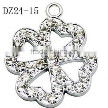 Promotional gift four leaf clover pendant Souvenir four leaf clovers pendant Charm Four Leaf Clover pendant with lucky