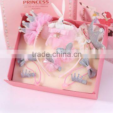 Factory OEM&ODM Fashion Kids Girls Princess Cute Gifts Easter Day Rabbit Butterfly Hair Accessories Set photo-2