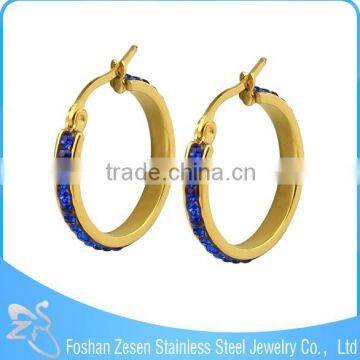 ZS17097 2015 Top Fashion Earrings, Big Earring Crystal Micro Pave Earring