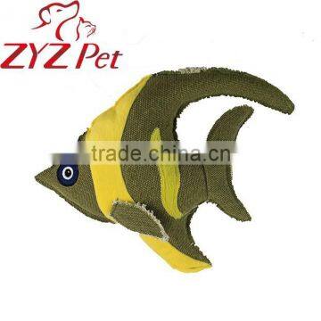 new products 2015 tropical fish shape pet toy