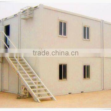 2 floors prefabricated hut made in china