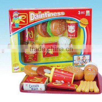 Plastic education Mcdonald's food toy