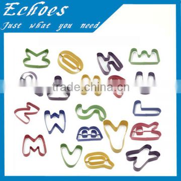 Alphabet cookie cutter set