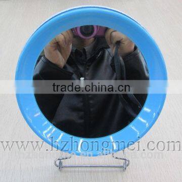 2015 China Supplier mirror button material with metal stander 158mm size button machine make