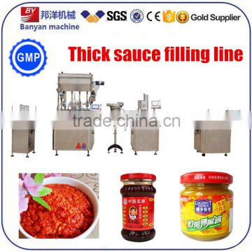 YB-JG4 CE certified filling and capping machine sauce filling machine made in China