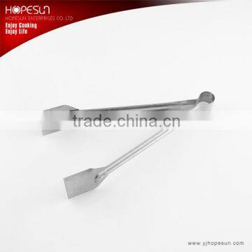 HS-FT079 Food grade stainless steel kitchen tongs ice tongs