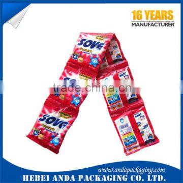 Custom washing powder packing designs bag / laundry detergent powder plastic bags packaging