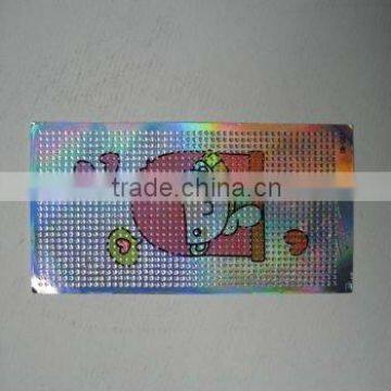 adhesive laser sticker