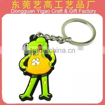 Factory Wholesale 3d Rubber Animal Shape Keychain, Lovely Anime Keyrings photo-6