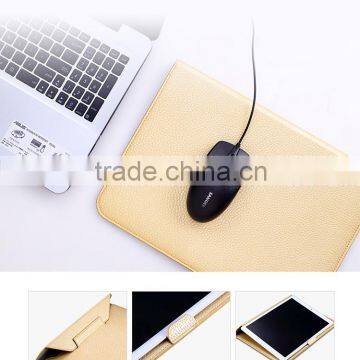 Shining Series High Quality PU Leather Sleeve Case for IPad Pro 12.9 Inch With Stand Function photo-6