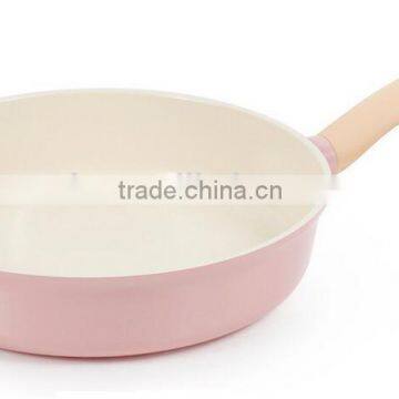 8pcs Pink Aluminum Non-stick Press Cookware Set Kitchen Used Fry Egg Pizza Pan Skillet Saucepan Cooking Pot Sauce Pot photo-3