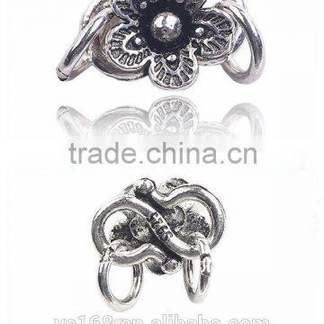 925 thai silver flower charm pendant for necklace making diy jewelry accessories finding