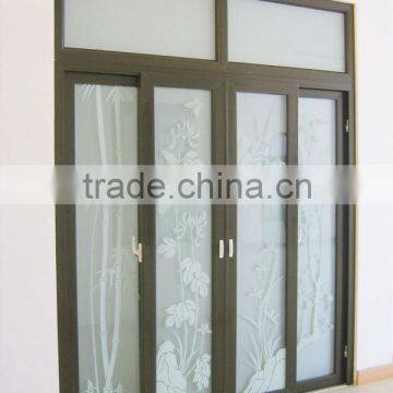 UPVC Sliding door marine sliding door latest design tempered glass office door