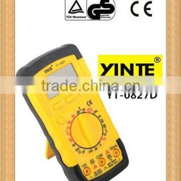 Digital multimeter with test probe and instruction manual