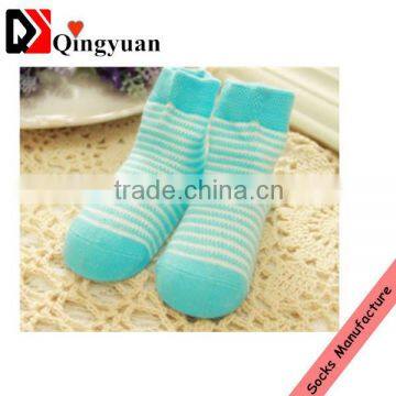 Two Top Stripe Baby Socks